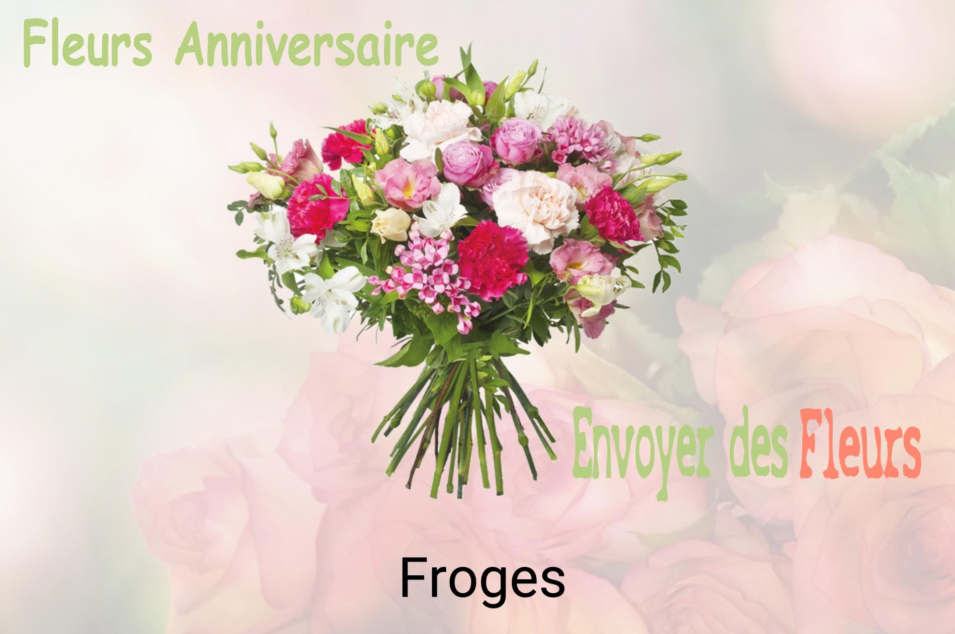 Bouquet de fleurs d’anniversaire livré à Froges